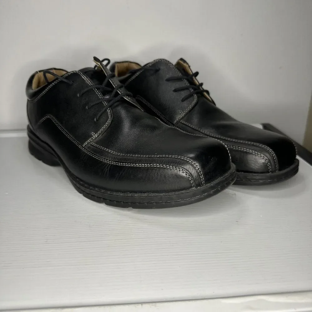 Dockers Mens Trustee Genuine Leather Dress Casual Lace-up Oxford Comfort Sz 13W